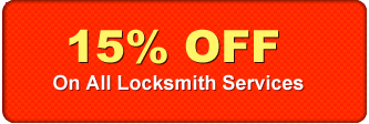 15% off on all locksmith services